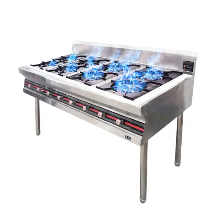Industrial 6 Burner Cooker Without Oven