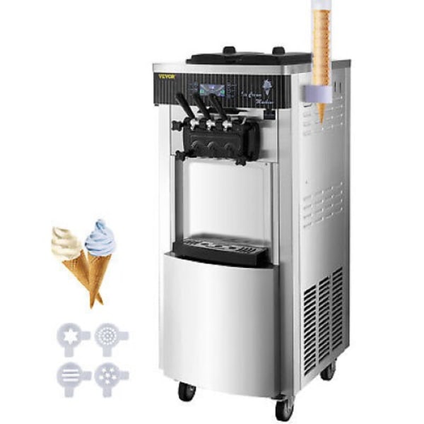 Single dispenser standing ice cream machine soft